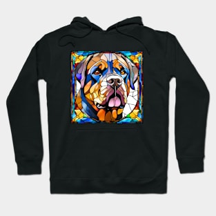 Stained Glass Rottweiler Hoodie